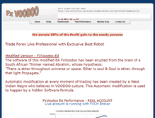 Tablet Screenshot of fxvoodoo.com